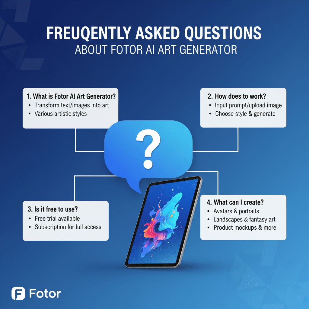 Frequently Asked Questions About Fotor AI Art Generator