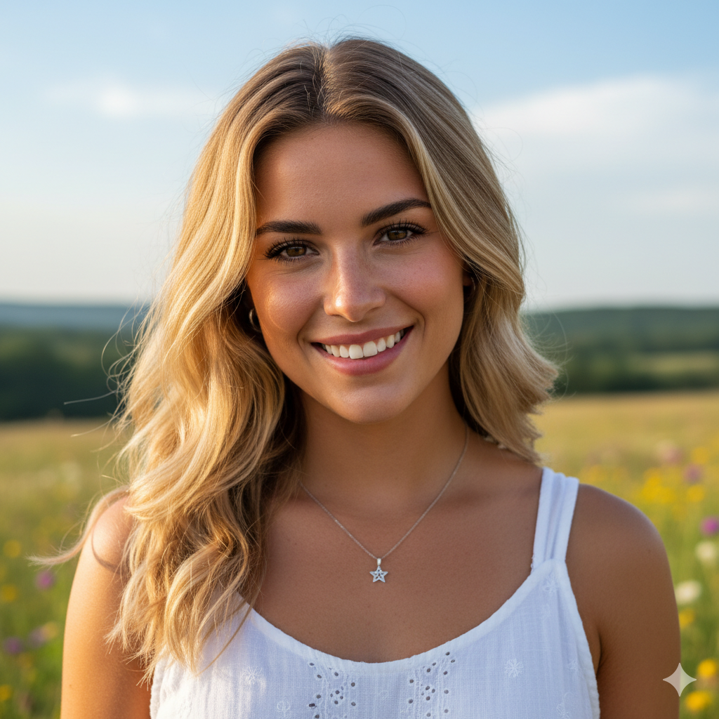 US teen girl with white tops