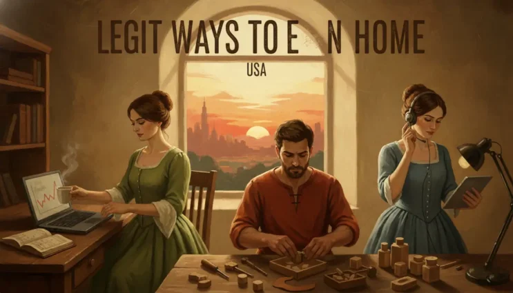 Legit Ways to Earn Money From Home in USA