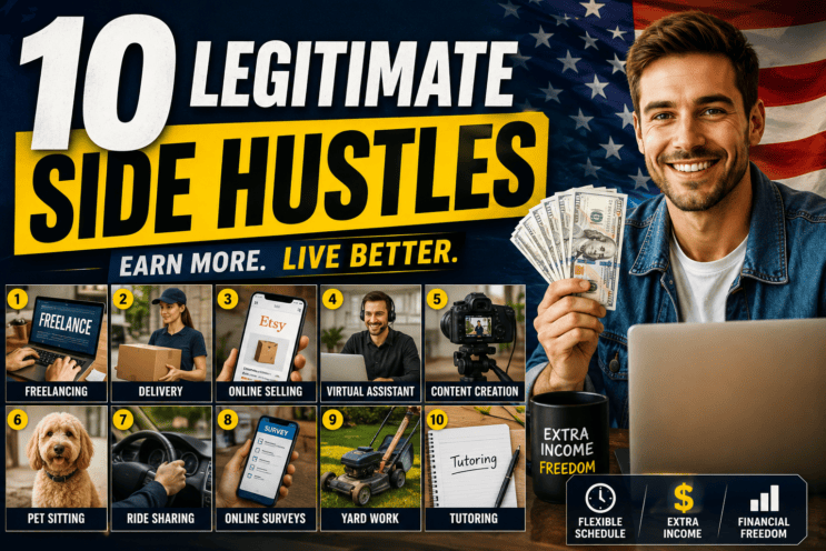 10 Legitimate Side Hustles That Pay Weekly in the USA